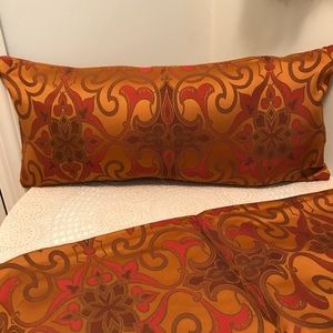Custom made Accent Throw Pillow Cover Upholstery Weight Fabric Size 23”x10.5”
